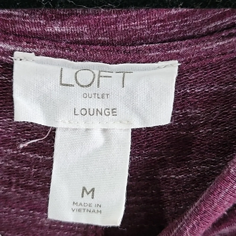 LOFT lounge dress size medium heathered purple - Picture 3 of 5
